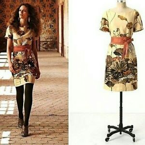 Floreat Snowy Egret Shift Dress